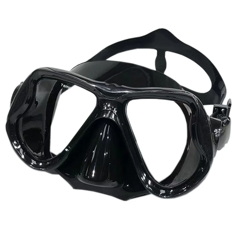 Tauchmasken für Erwachsene, Schnorchel-Atemschlauch-Set, Brille für Damen und Herren, rutschfeste Schnallenmasken – Detail 9