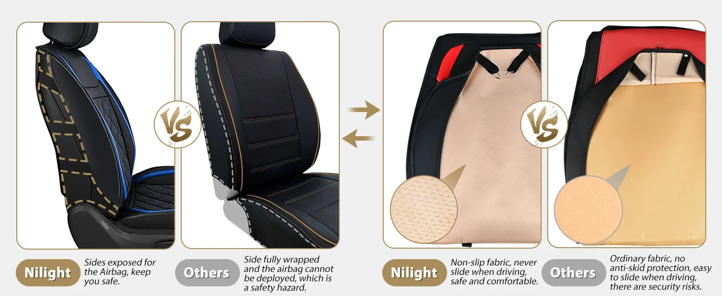 Faux Leather Car Seat Cover Set — product detail 6