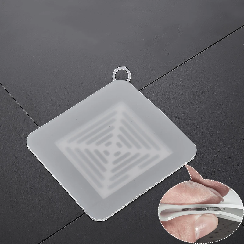 Thick Silicone Floor Drain Deodorant Cover Bathroom Deodorant Insect-proof Seal Household Sewer Pipe Sink Anti-smell Floor Cover