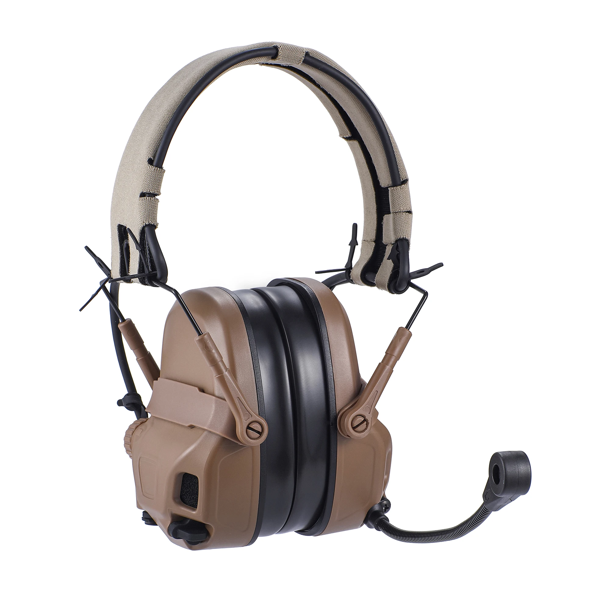 

GEN 6 Tactical Headset Hunting Shooting Noise Reduction Headset for OPS Core ARC and Wendy M-LOK Helmet Head Mounted 2 in 1