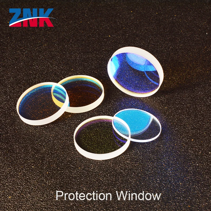 ZNK 5pcs Laser Protection Lens Protective Windows Dia20/22.35/24.9/25.4/26.5/27.9 For WSX ProCutte Raytools Welding Laser Head