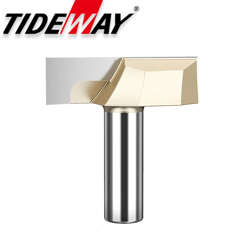 Tideway Bottom Cleaning Router Bits For Wood 1/2 1/4 Inch Shank Woodworking Bits Flat slotted Cutter Professional Grade Bits