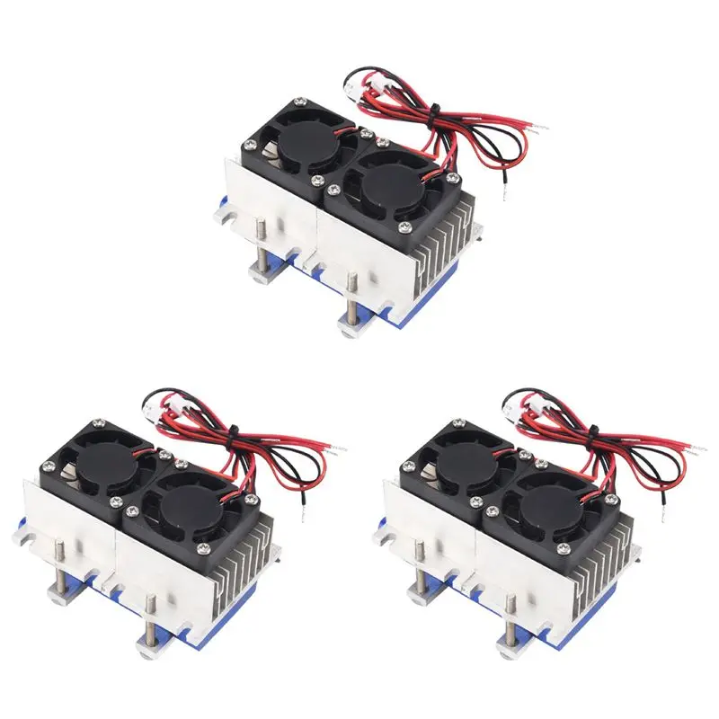 3x-144w-thermoelectric-peltier-refrigeration-cooler-12v-semiconductor-air-conditioner-cooling-system-diy-kit-at30