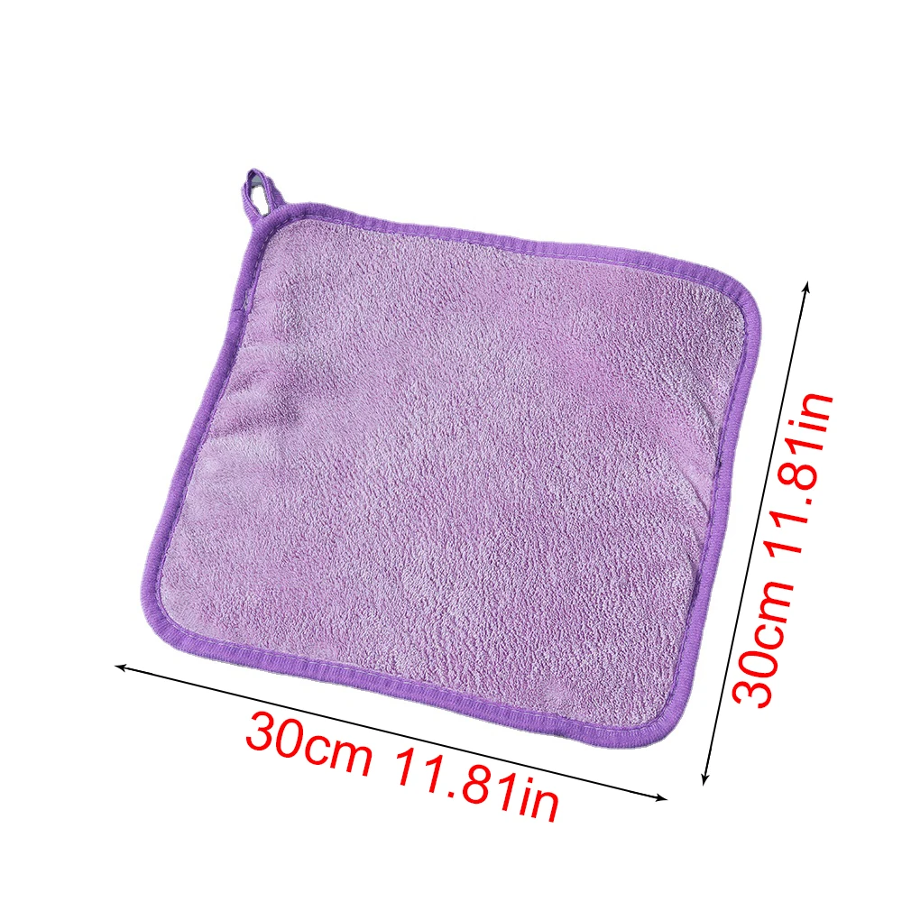 2/3PCS Absorbent Microfiber Solid Color Kitchen Cleaning Cloths 30x30CM Tableware Household Dish Cloth Washable Kitchen Supplies