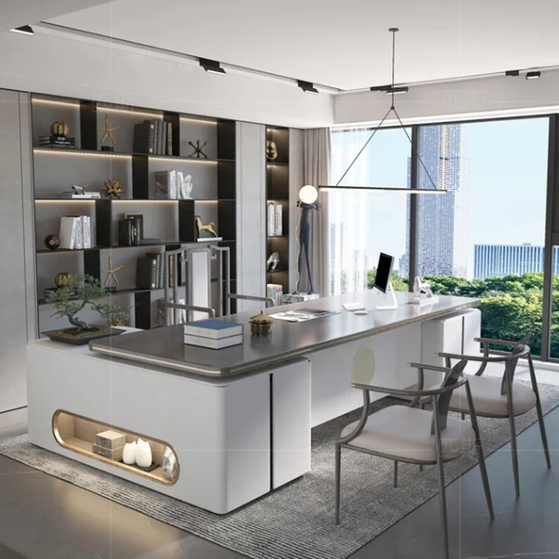 مكتب تنفيذي للطلاب سطح المكتب ورشة عمل طاولة لوازم غرفة الملحقات الأثاث الحديث طاولات تافولينو محطة العمل