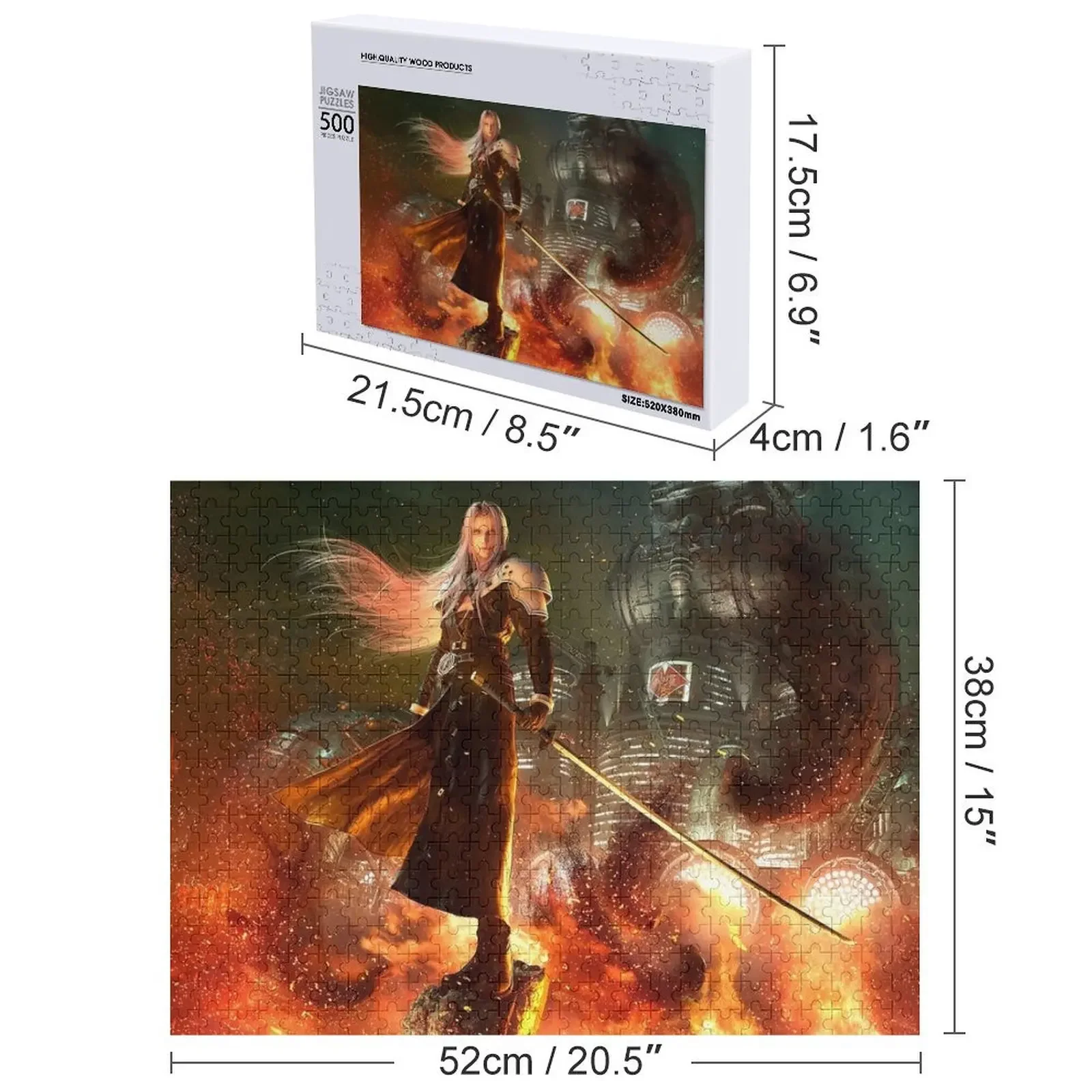 세피로스 니벨하임 본부 직소 퍼즐 맞춤형 나무 선물 게임 어린이 퍼즐