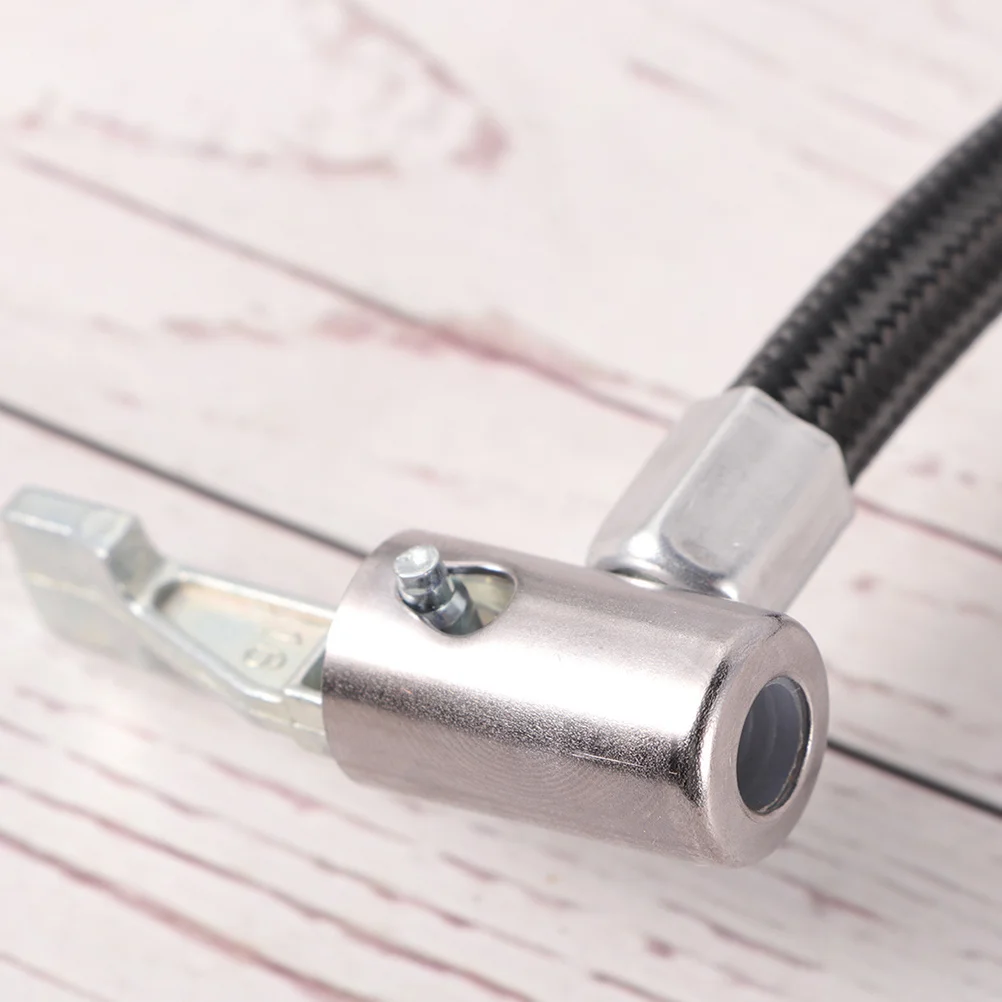 

10Cm Air Inflating Tube Strong Metal Locking Air Chuck Adapter for Tire Pump Valve Compatible All Vehicles