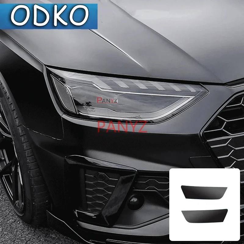For Audi A3 A4 A5 A6 A7 A8 Q3 Q5 Q7 S3 S4 S5 Light Black Car Tint Lighthouse Tail Light Headlights Fog Vinyl Sticker