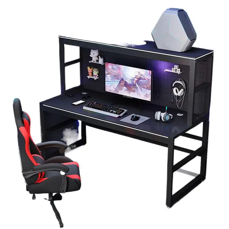 

Desktop, household, single layer, with bookshelf, can put the host, e-sports game table