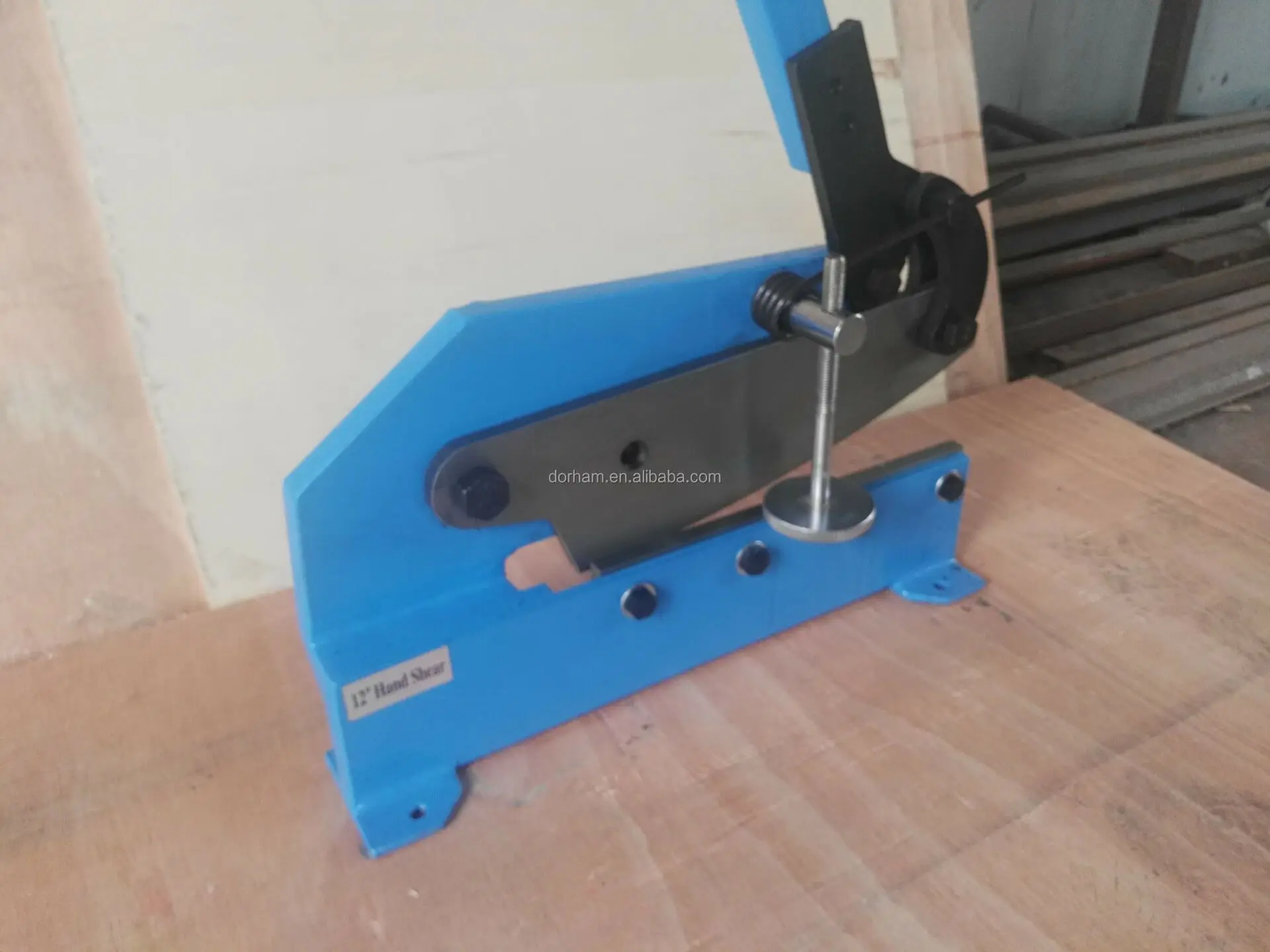 Dorham HS-12 Throatless Manual Hand Plate Shearing Machines Sheet Metal Cutting Shears