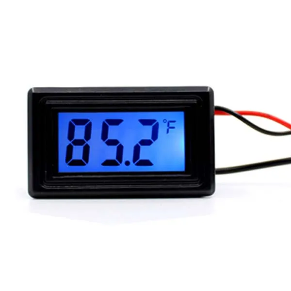 C/F Digital Thermometer Temperature Meter Fahrenheit Centigrade digital LCD TEMP monitoring f/ 12v 24v car