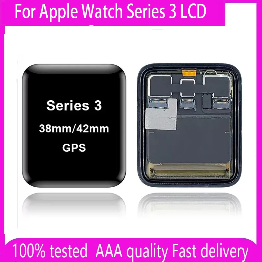 OLED Display For Apple Watch Series 3 LCD Display Touch Screen Digitizer Assembly iWatch S3 42MM 38MM GPS Replacement Parts