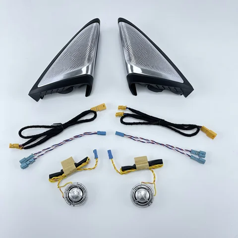 Комплект для обновления звука для среднечастотных динамиков BMW G30 5 Series, сабвуфер, Hi-Fi музыкальный стерео Рог светодиодный ная подсветка, крышка динамика, отделка, ремонт