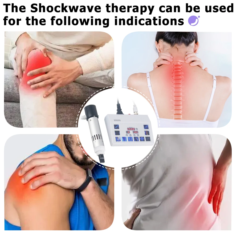 Hot Sale Professional Shock Wave Therapy Machine 300MJ For ED Treatment And Knee Pain Relief Physiotherapy Shockwave Massager