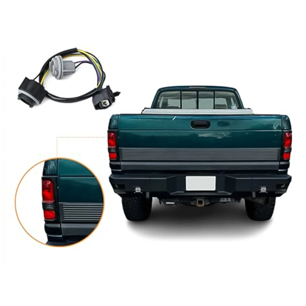 Wiring Harness 56021369 for Driver Side Taillight Assembly on For Dodge 1500 2500 1998 to 2001 Pickup Vehicles