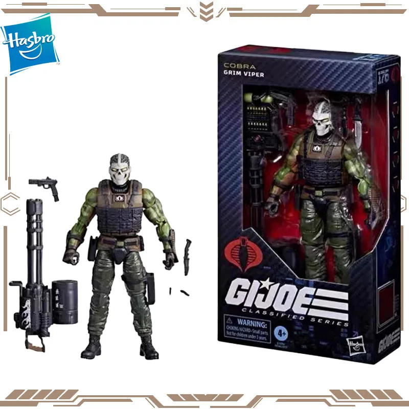 

Hasbro Original G.I. Joe Classified Series COBRA GRIM VIPER Action Figure Toys for Boys Girls Gift Collectible Model Ornaments