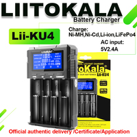 New Liitokala Lii-KU4 battery charger cylindrical lithium-ion battery nickel hydrogen nickel cadmium iron lithium