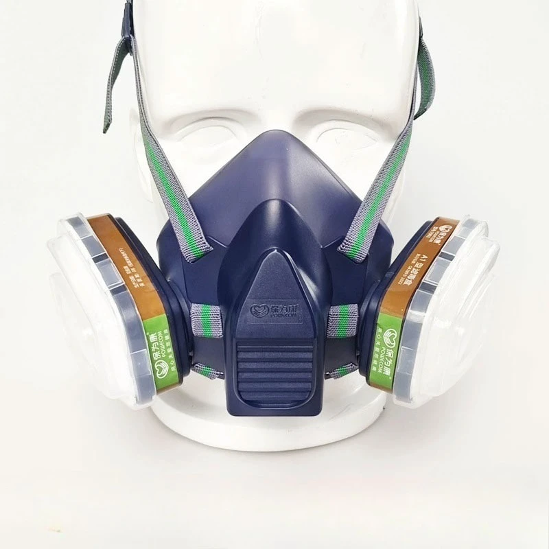 1pcs Respirator Work Gas Mask Protection Mask Half Full Face Gas Mask for Chemical Organic Vapor Filters Protection Paint Spray