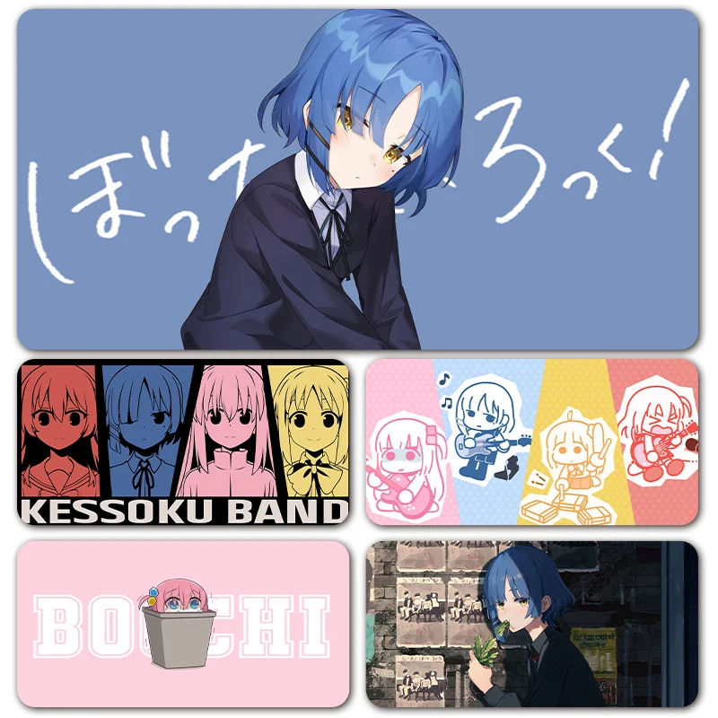 

Hitori Goto Ryo Yamada Nijika Kita Bocchi The Rock Mouse Pad Mousepad XXL Computer Keyboard Desk Mat For Office Home Woriking