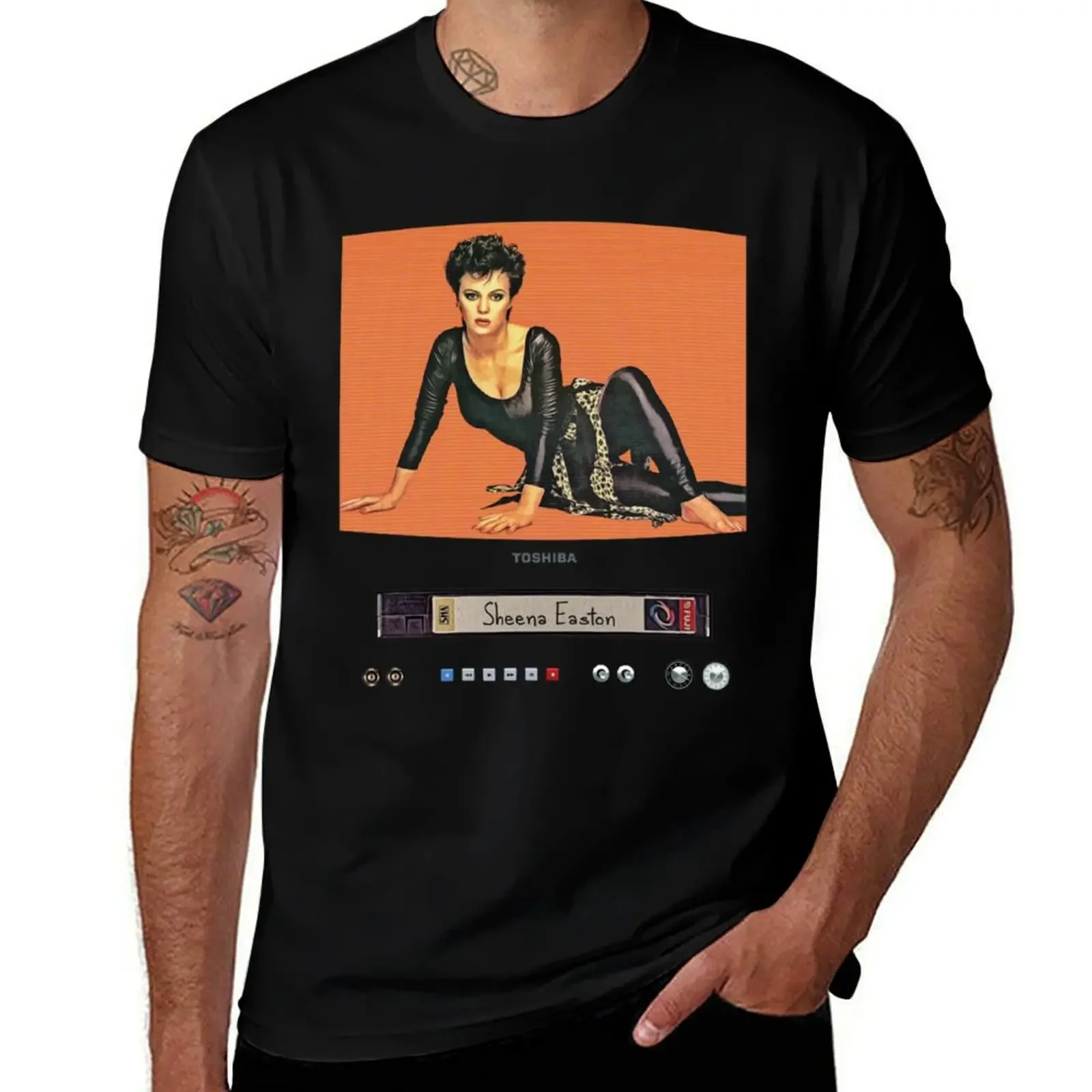 

Sheena Easton (In The Style Of An MTV Promo) T-Shirt shirts graphic tee vintage t shirts anime shirts men