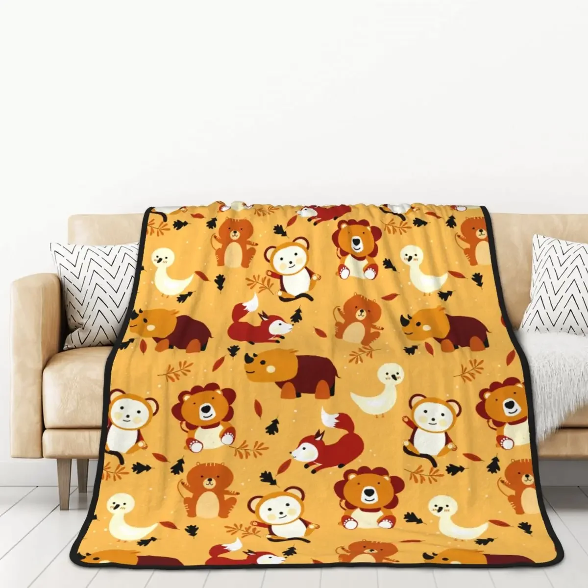 DIY Custom Double-layer Double-sided Blanket With Pictures Anti Pilling And No Shedding Sofa Cover Blanket Bed Sleeping Blanket