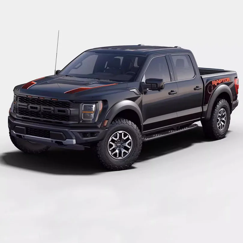 Hood Bonnet Tracery Splash Bedside Decal Sticker Stripe Vinyl Letter Graphics Stickers for Ford F150 F-150 Raptor 2021 2022 2023