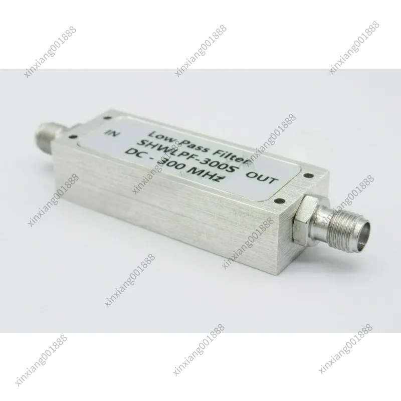 For SMA Interface RF Low Pass Filter DC-300MHz Low Loss Low VSWR Microwave Test Accessory