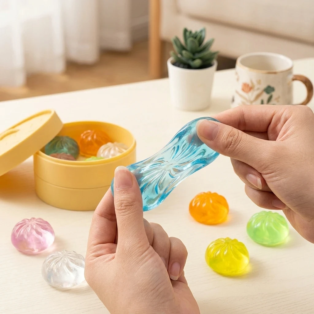 Kawaii 5Pcs Crystal Dim Sum Sq - Desk Setup Room ulasan dan harga