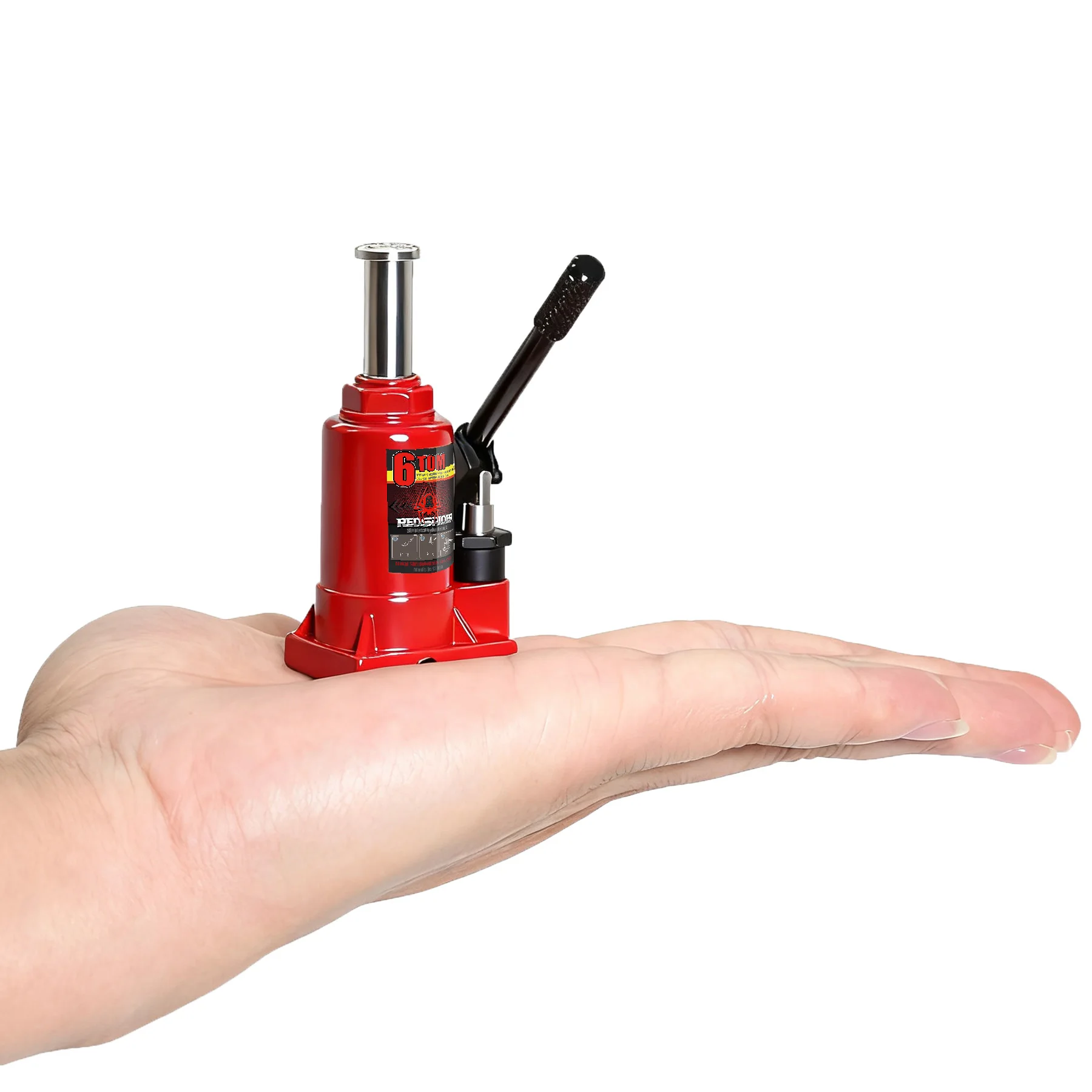 6T Simulations-Spielzeug Mini Hydraulischer Flaschenheber für 1/10 RC Crawler Auto Modellfahrzeuge Teile Zubehör