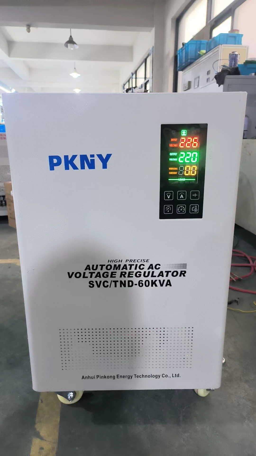 Single Phase Power Supply Voltage Stabilizer 80kva 60kva   220v Automatic Electric Voltage Stabilizer Regulator