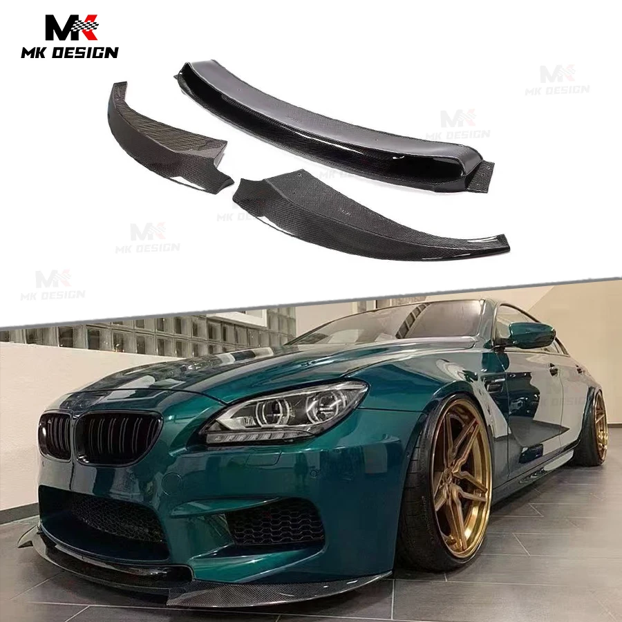 

Carbon Fiber Front Bumper Lip Spoiler for BMW 6 Series F06 F12 F13 M6 Base Sedan Convertible 2014-2017 Front Lip Side Splitters