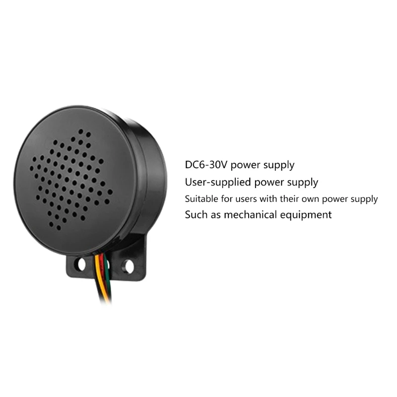 مكبر صوت 4 قنوات صوت إنذار صوت صفارة الإنذار العكسي بوق الإنذار