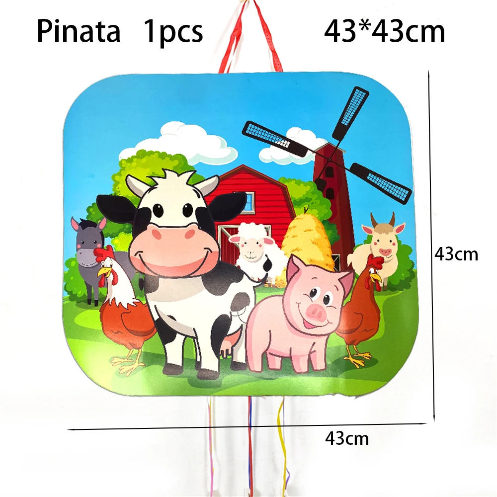 Cute Farm animals Theme piñata birthday Pinatas birthday piñata toys pinata child birthday Decoration christmas Pinata
