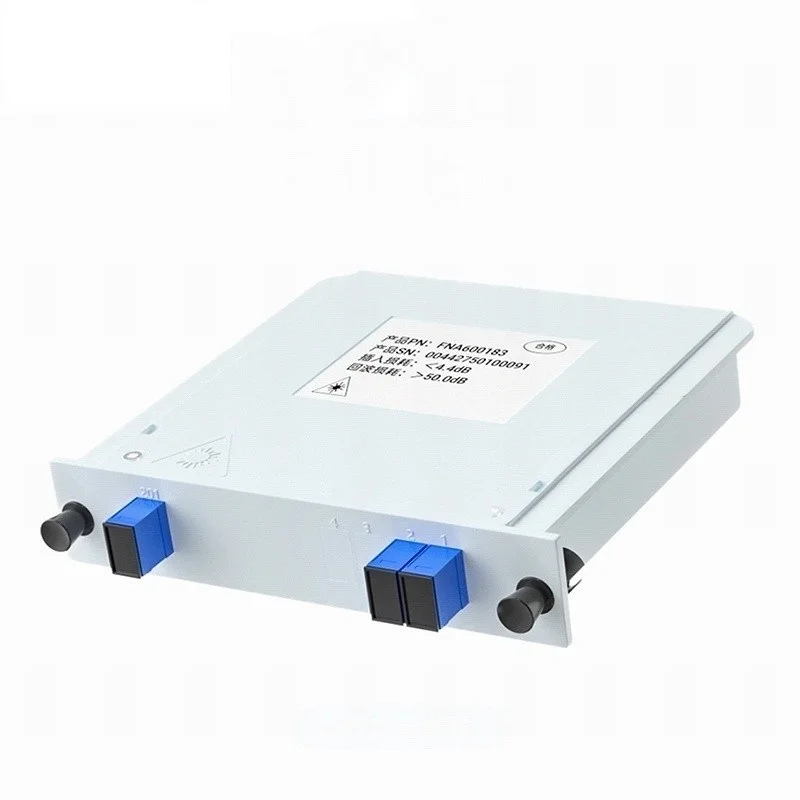 صندوق تقسيم الألياف الضوئية ، FTTH PLC ، 1-2 ، 1-4 ، 1-8 ، 1-16 ، SC UPC Cassette ، نوع المكونات ، مستو ، موجه موجات بصري
