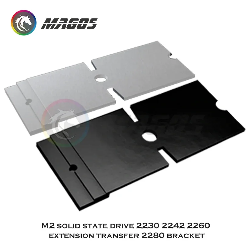 Aluminum Alloy NGFF M2 State Drive Adapter 2242 To 2280 2230 2280 M.2 Rack Extension 2230/2242/2260 Transfer Board Card