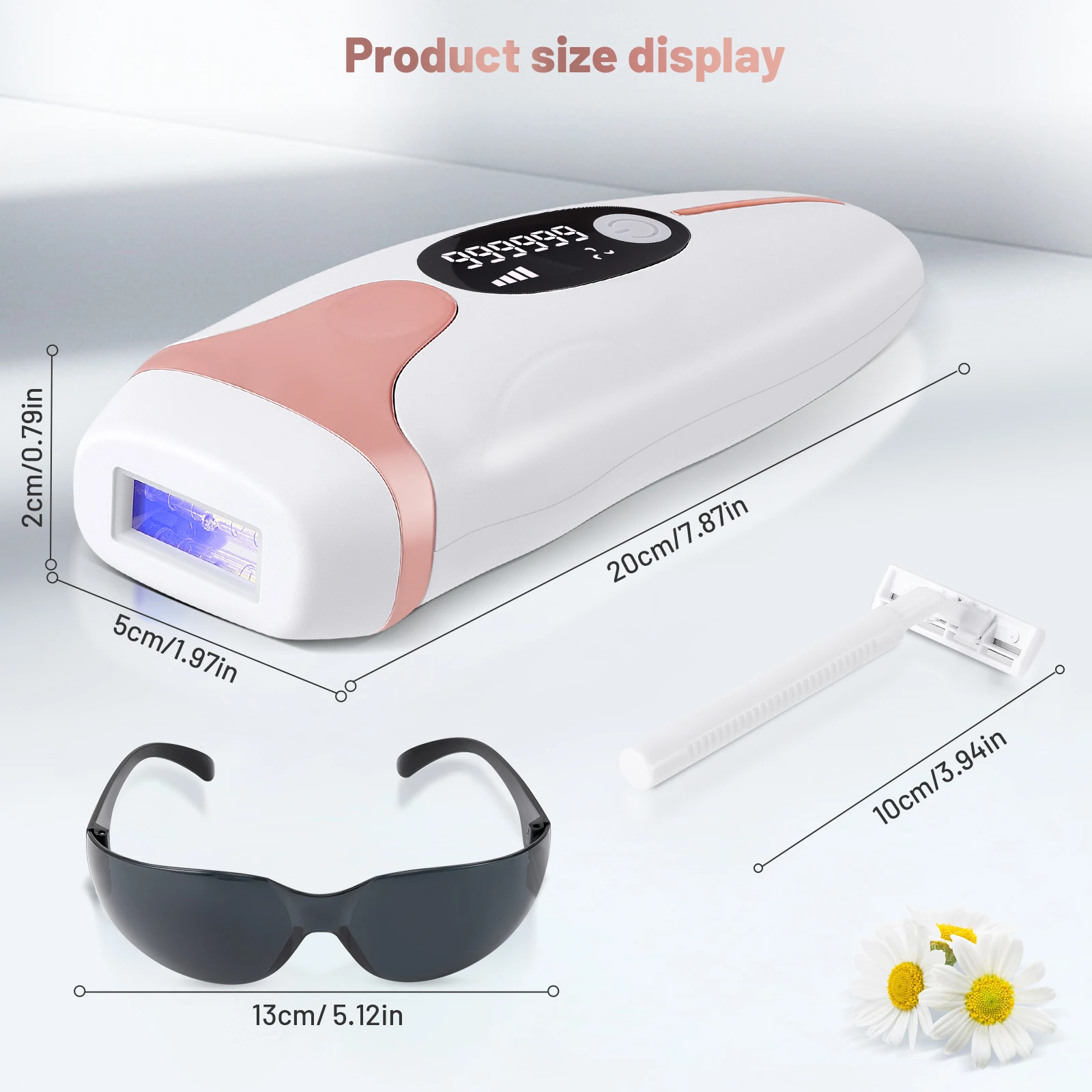 IPL Devices Hair Removal Laser for Men Women,999,900 Light Pulses
