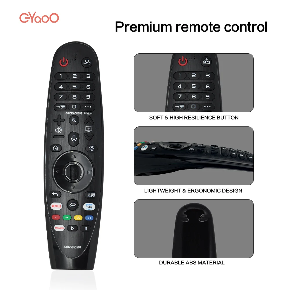 AKB 75855501   جهاز تحكم عن بعد MR20GA IR للتلفزيون الذكي AI OLED تلفزيون ذكي بدون وظيفة المؤشر الصوتي MR20IR