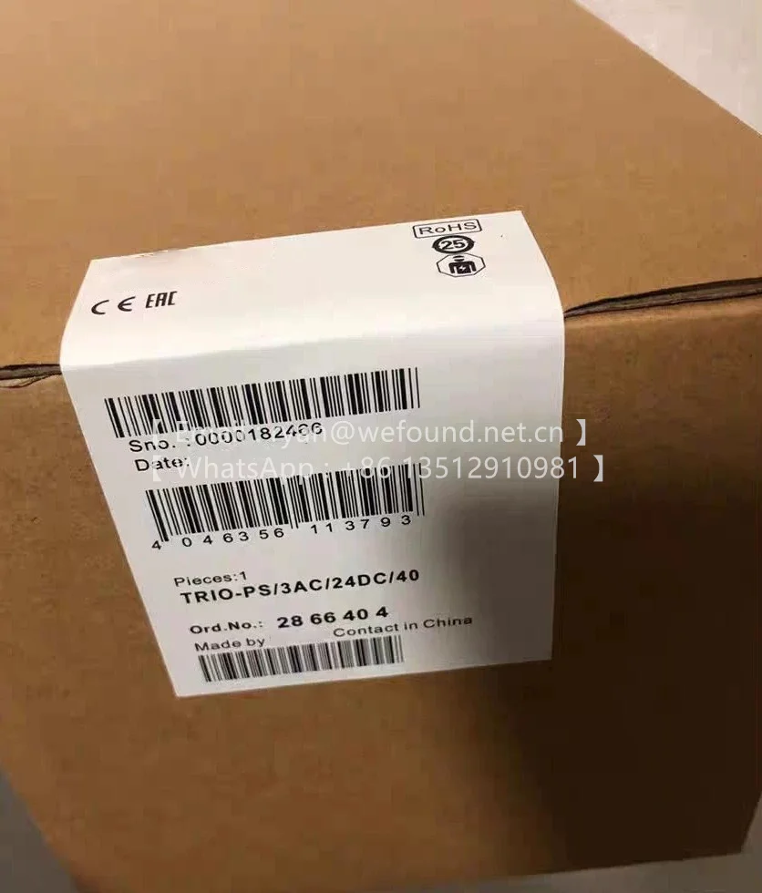 

2866404 Блок питания TRIO с первичным переключением. TRIO-PS/3AC/24DC/40