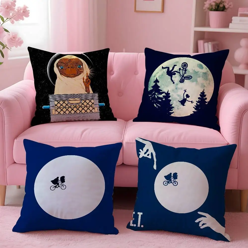 Film E T die E-Extra T-Terrestrial Kissenbezug Muster Druck Kissenbezug Wohnzimmer Sofa Kissenbezug Schlafzimmer Zimmer Dekor