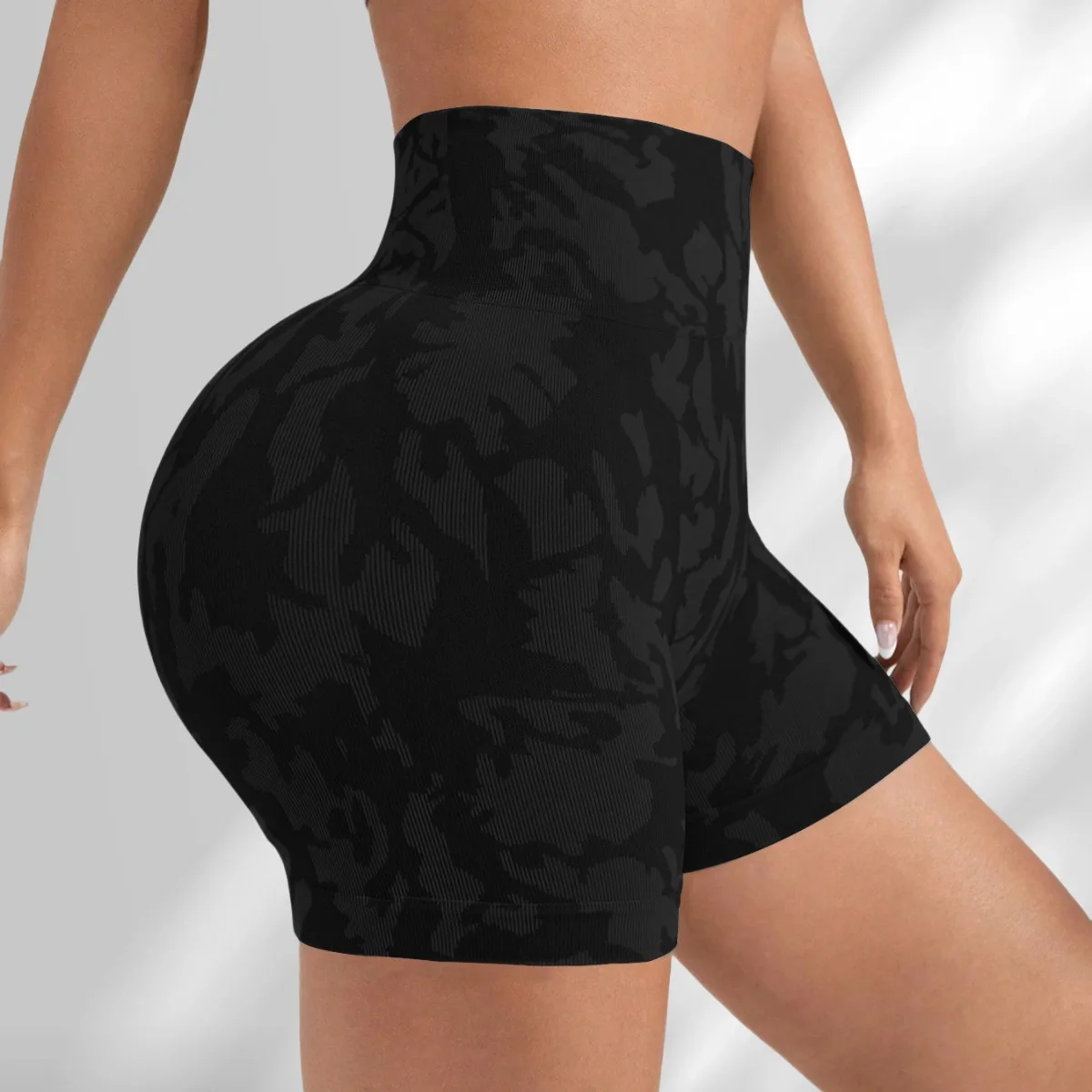 

Новые бесшовные штаны для йоги, леггинсы с высокой талией и подтяжкой живота, быстросохнущие шорты для фитнеса для бега