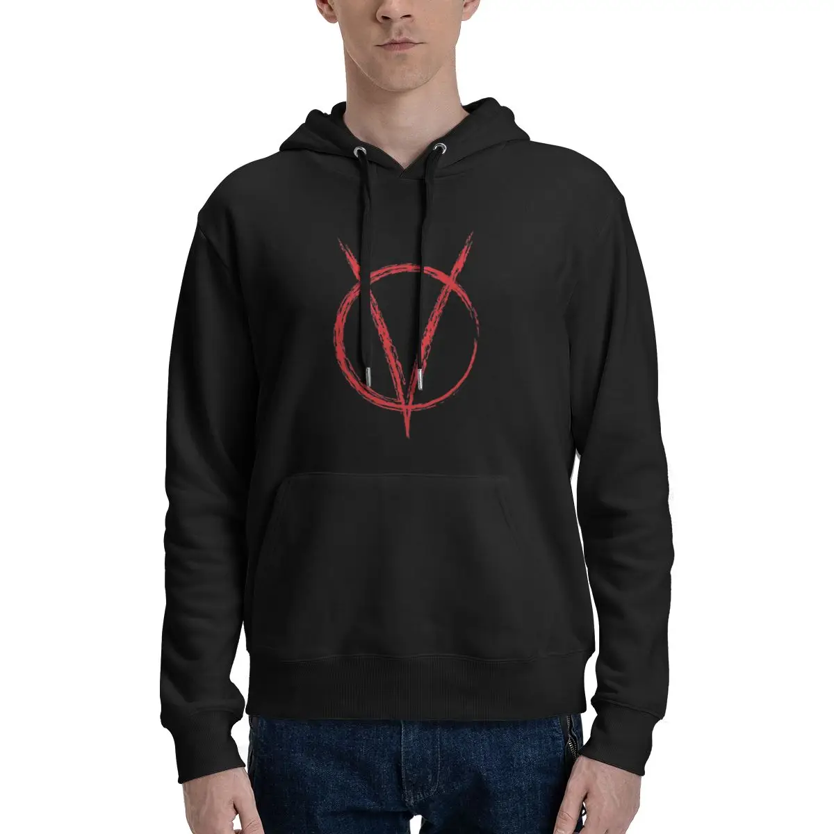 V Is For Vendetta W Was For War Casual Hoodies Jackets Pullovers Cotton Sweatshirts Men Women Tops Coats