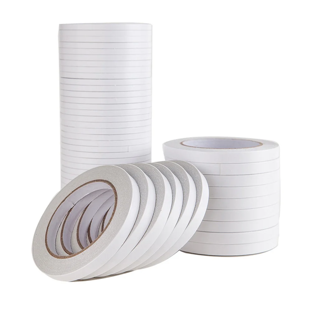 10 Pcs Duct Tape Double-sided Adhesive Office Supplies Hot-melt Balloon White Student