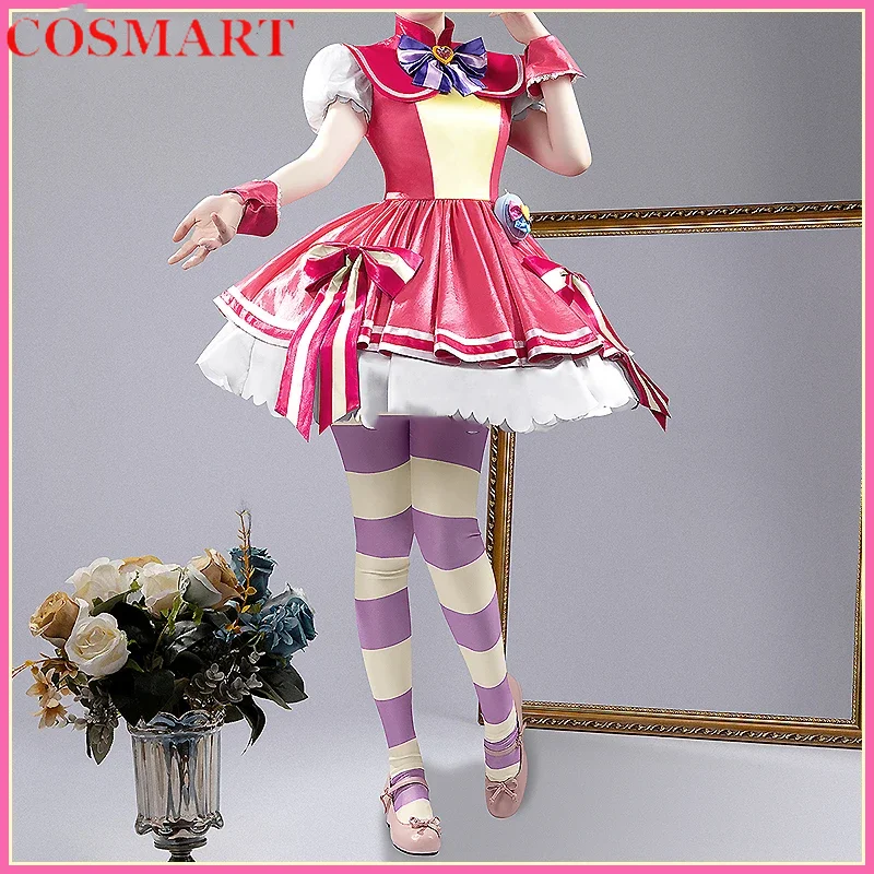 COSMART Anime Wonderful Precure! Cure Wonderful Gorgeous Dress Lovely Uniform Cosplay Costume Halloween Party Role Play Outfit