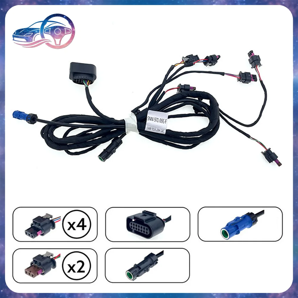 For Tiguan 2 Front Bumper Parking Sensor Wiring Harness Camera Harness 5NN971095 F 5NN971095F 5NN 971 095 F