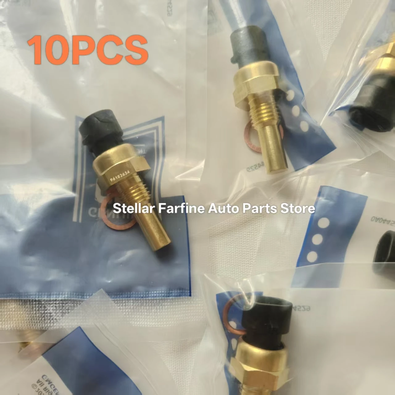 10 Uds OEM 96182634 Sensor de temperatura del refrigerante de agua para Chevy Buick Excelle Escalade Cadillac Daewoo GMC Pontiac Opel Vauxhall