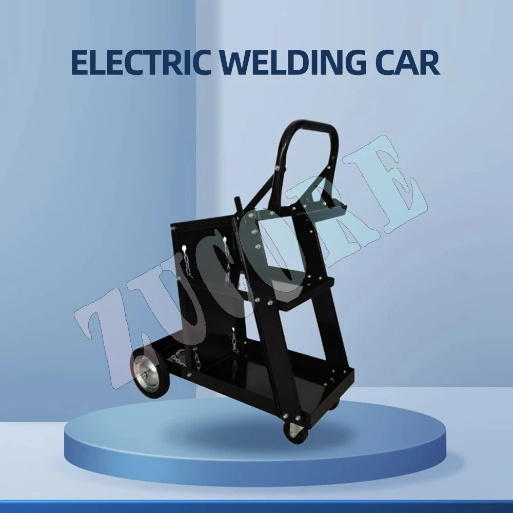 عربة أدوات عربة لآلة لحام أربع طبقات أدراج لحام سيارة سحبت باليد إصلاح السيارات عربة متنقلة