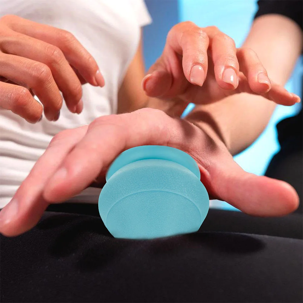 

2pcs Massage Cone Fascia Ball Suction Design For Foot Back Neck Muscle Relaxation Wall Mounted Therapy Trigger Point Massager