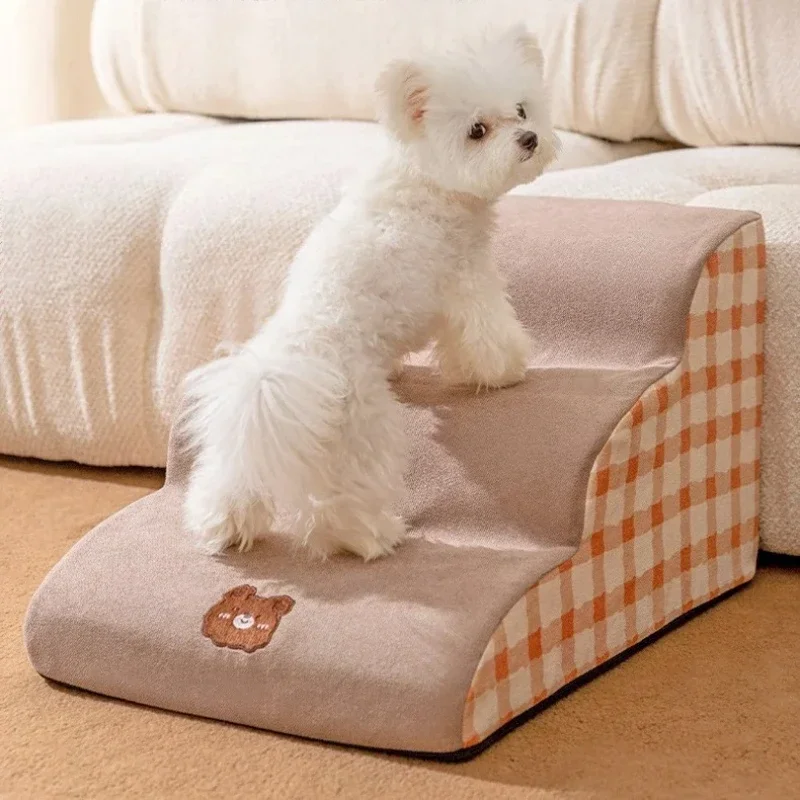 

Pet Ramp High Density Foam Dog Secure Stairs Dog Gate Non-Slip Pet Steps for Older Dogs pet with Joint Pain Sofa Bed Ladder