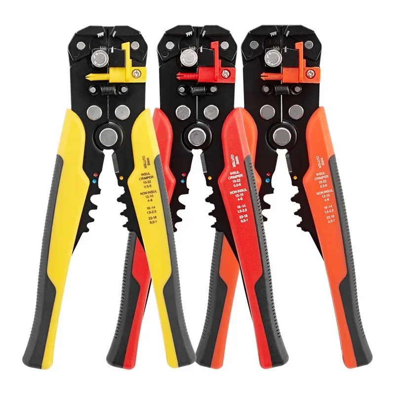 Automatic Electrician Wire Stripping Tool - Cable Stripper Cutter Crimper Multi-Purpose Pincers for Professional Use