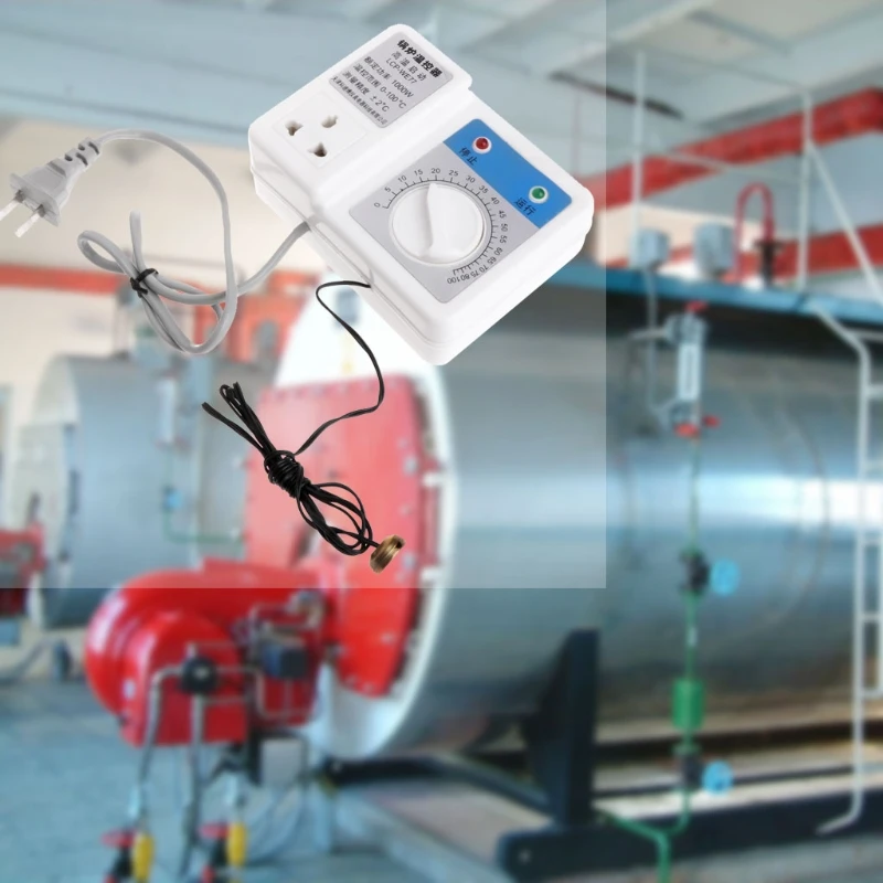 220V 1000W Boiler Thermostat Regulator Circulating Pump Temperature Controller Accuracy Accuracy ±2℃ for Industrial Dropshipping